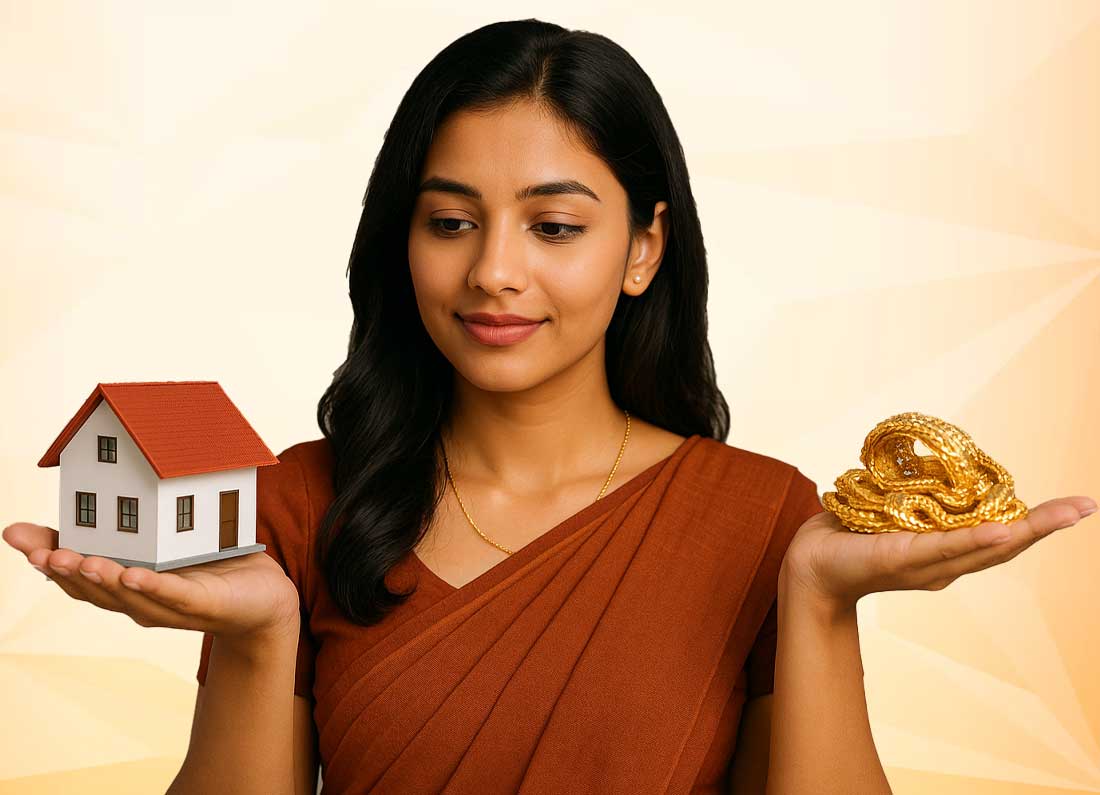 Real estate or gold? What is best for investment?