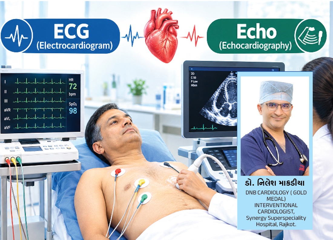 Both ECG and Echo are important for heart examination, but what is the difference between the two? Know when which test is needed